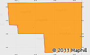 Political Simple Map of ZIP code 79381, single color outside, borders and labels