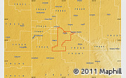 Physical Map of ZIP code 79404