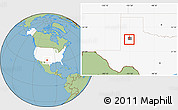 Savanna Style Location Map of ZIP code 79423, highlighted country, highlighted county