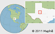 Savanna Style Location Map of ZIP code 79512, highlighted state