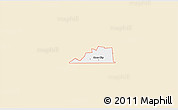 Classic Style 3D Map of ZIP code 79529, single color outside