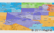 Political Shades Panoramic Map of ZIP codes starting with 797