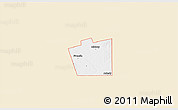 Classic Style 3D Map of ZIP code 79713, single color outside