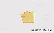Physical 3D Map of ZIP code 79713, cropped outside