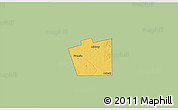 Savanna Style 3D Map of ZIP code 79713, single color outside