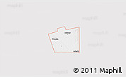 Silver Style 3D Map of ZIP code 79713, single color outside