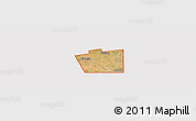 Satellite Panoramic Map of ZIP code 79713, cropped outside