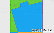Political Simple Map of ZIP code 79713