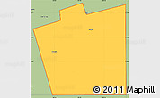 Savanna Style Simple Map of ZIP code 79713