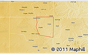 Physical 3D Map of ZIP code 79749