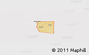 Physical Panoramic Map of ZIP code 79749, cropped outside