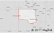 Silver Style 3D Map of ZIP code 79783