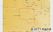 Physical Map of ZIP code 79783