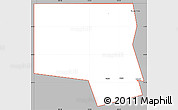 Gray Simple Map of ZIP code 79783