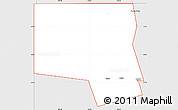 Silver Style Simple Map of ZIP code 79783