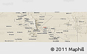 Shaded Relief Panoramic Map of ZIP code 79908