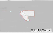 Gray 3D Map of ZIP code 79928, single color outside