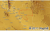 Physical 3D Map of ZIP code 79928