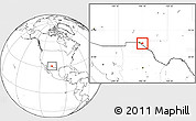 Blank Location Map of ZIP code 79928