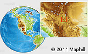 Physical Location Map of ZIP code 79928