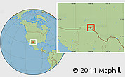 Savanna Style Location Map of ZIP code 79928