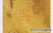 Physical Map of ZIP code 79928