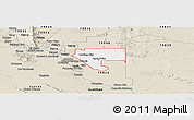 Classic Style Panoramic Map of ZIP code 79928