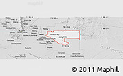 Silver Style Panoramic Map of ZIP code 79928