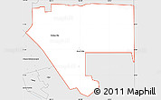 Silver Style Simple Map of ZIP code 79928