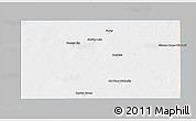 Gray 3D Map of Andrews County, single color outside