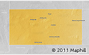 Physical 3D Map of Andrews County, lighten, desaturated