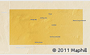 Physical 3D Map of Andrews County, lighten