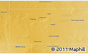 Physical 3D Map of Andrews County
