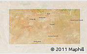Satellite 3D Map of Andrews County, lighten