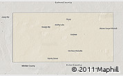 Shaded Relief 3D Map of Andrews County, semi-desaturated