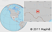 Gray Location Map of Andrews County