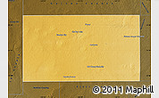 Physical Map of Andrews County, darken