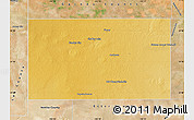 Physical Map of Andrews County, satellite outside
