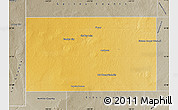 Physical Map of Andrews County, semi-desaturated