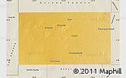 Physical Map of Andrews County, shaded relief outside