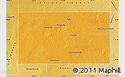 Political Map of Andrews County, physical outside