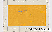 Political Map of Andrews County, shaded relief outside