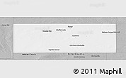 Gray Panoramic Map of Andrews County