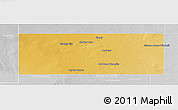 Physical Panoramic Map of Andrews County, lighten, desaturated