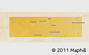 Physical Panoramic Map of Andrews County, lighten