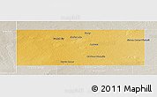 Physical Panoramic Map of Andrews County, lighten, semi-desaturated