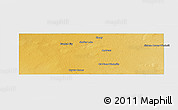 Physical Panoramic Map of Andrews County, single color outside