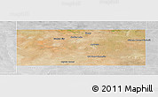 Satellite Panoramic Map of Andrews County, lighten, desaturated
