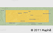 Savanna Style Panoramic Map of Andrews County