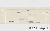Shaded Relief Panoramic Map of Andrews County